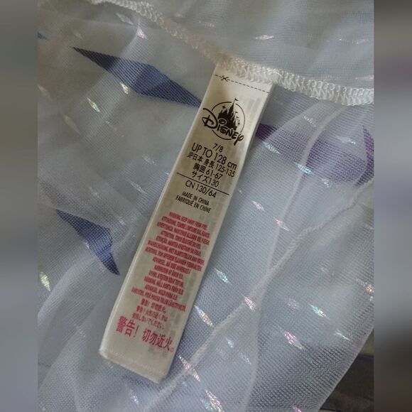 New Disney Store Snow Queen Elsa Sleep Gown Girls size 7/8 - Picture 10 of 12